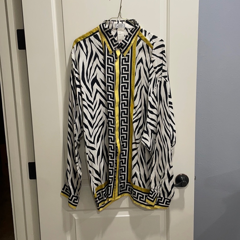 Vintage silk Giani Versace button down
